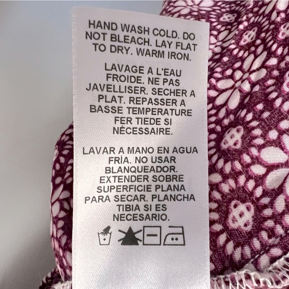 Velvet by Graham & Spencer Ditsy Floral Long Sleeve Midi Dress Transitional Fall - Picture 14 of 14